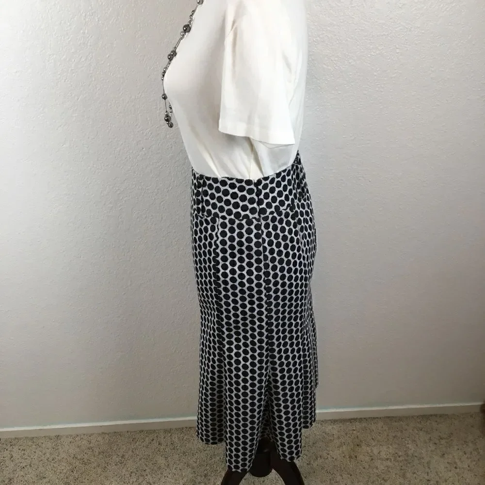 ‎Carole Little polkadot fit & flare skirt 4 Corpcore BusinessSiren